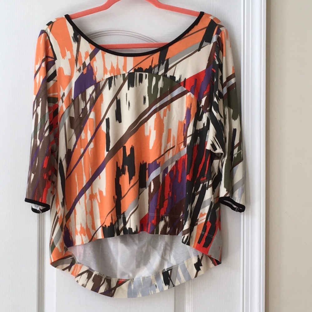 Anthropologie Top! Back out! Sz M